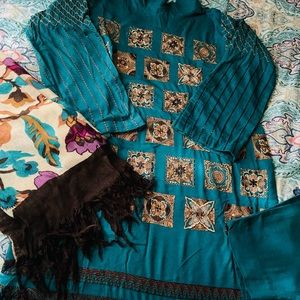 Charizma winter Salwar Kameez Bust 48, length 40